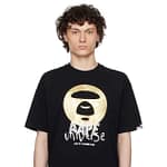 black/basic/tshirt/aape